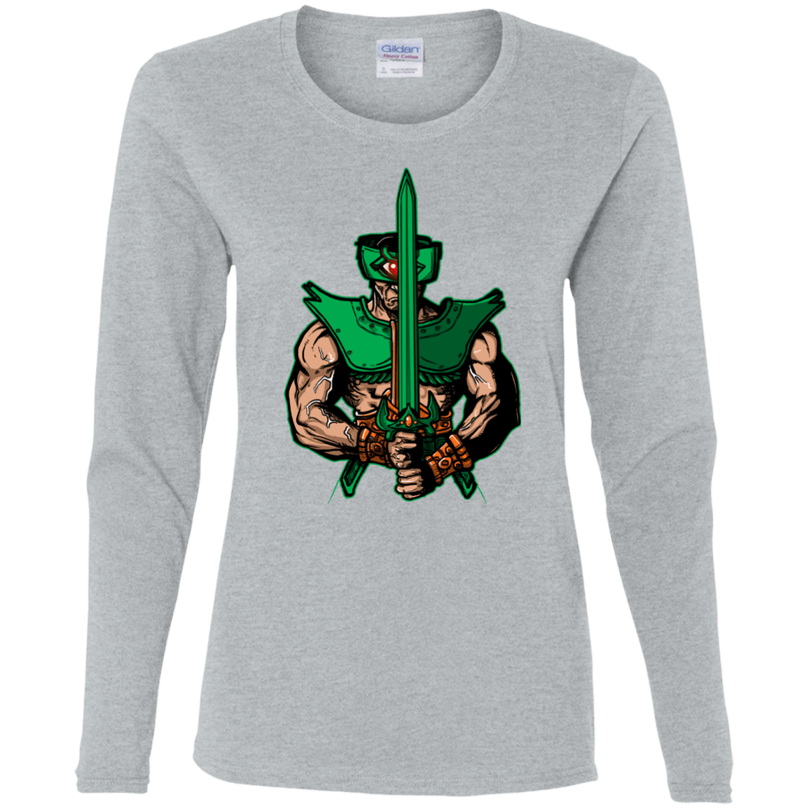 T-Shirts Sport Grey / S Evil Eye Women's Long Sleeve T-Shirt