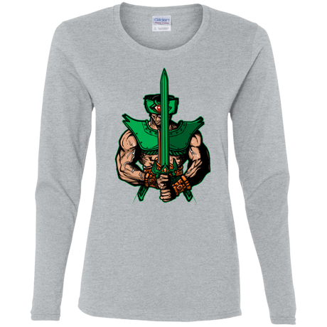 T-Shirts Sport Grey / S Evil Eye Women's Long Sleeve T-Shirt