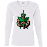 T-Shirts White / S Evil Eye Women's Long Sleeve T-Shirt