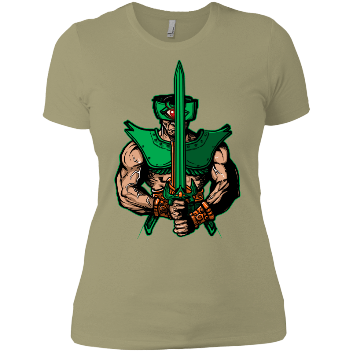 T-Shirts Light Olive / X-Small Evil Eye Women's Premium T-Shirt