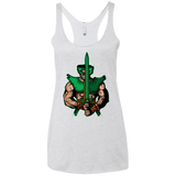 T-Shirts Heather White / X-Small Evil Eye Women's Triblend Racerback Tank