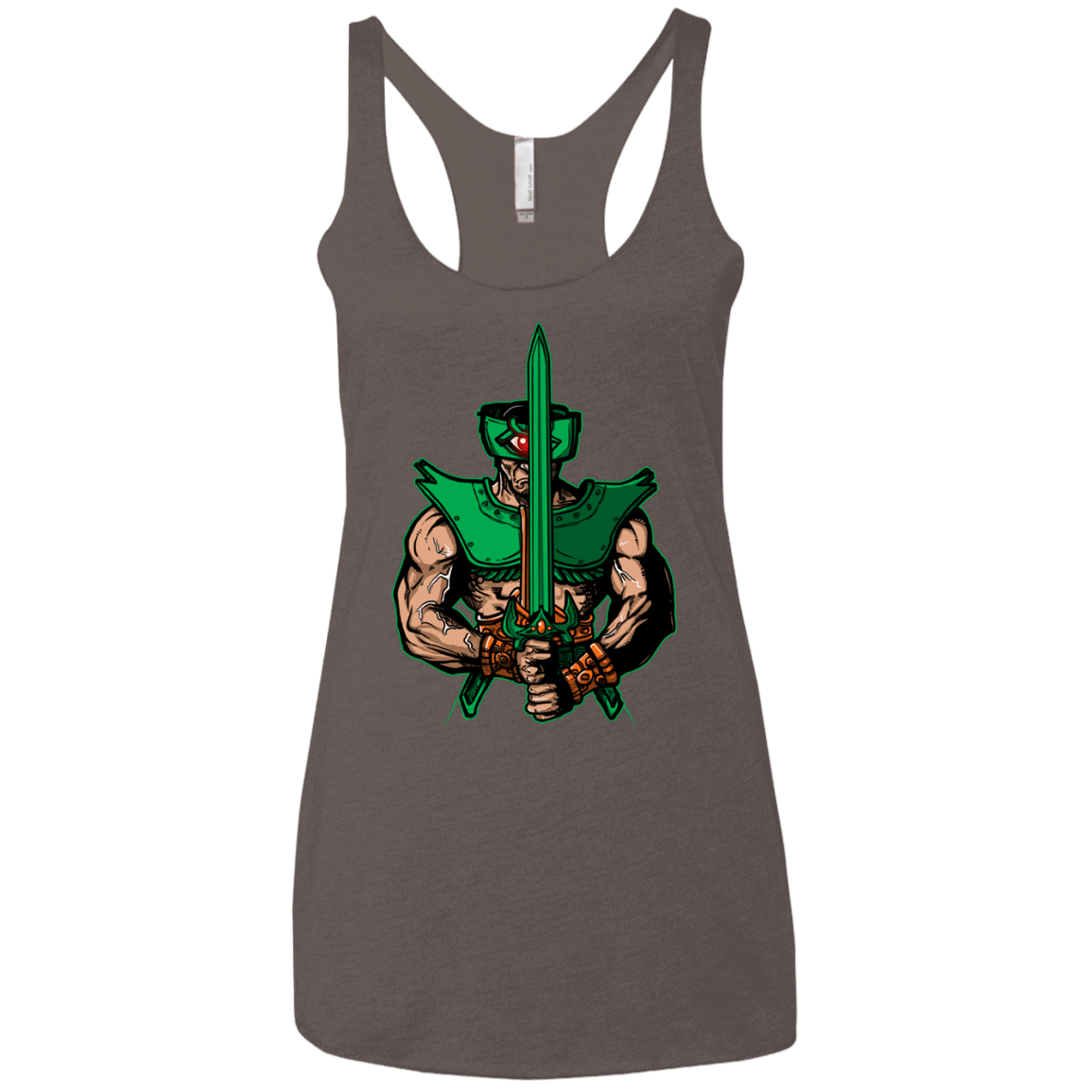 T-Shirts Macchiato / X-Small Evil Eye Women's Triblend Racerback Tank