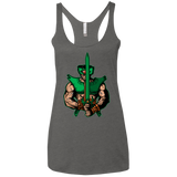 T-Shirts Premium Heather / X-Small Evil Eye Women's Triblend Racerback Tank