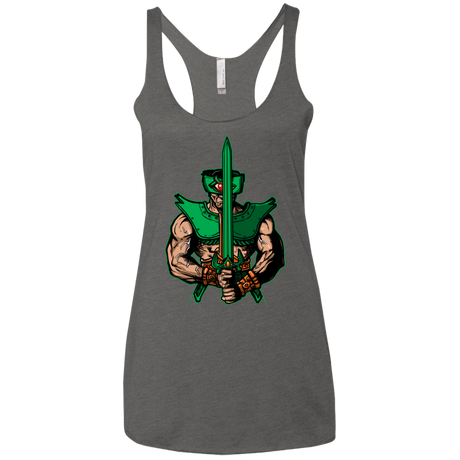 T-Shirts Premium Heather / X-Small Evil Eye Women's Triblend Racerback Tank