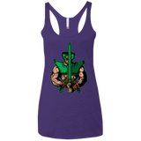 T-Shirts Purple Rush / X-Small Evil Eye Women's Triblend Racerback Tank