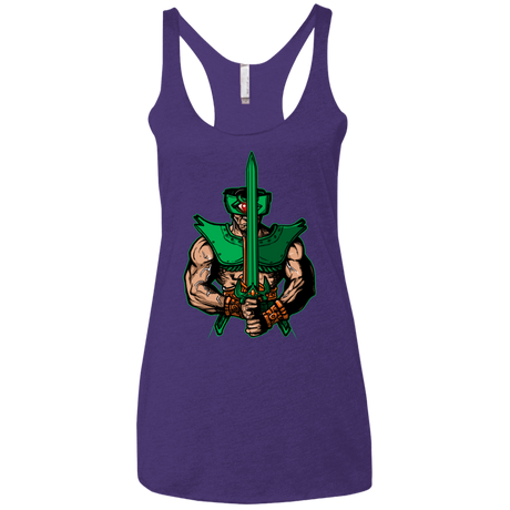 T-Shirts Purple Rush / X-Small Evil Eye Women's Triblend Racerback Tank