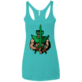 T-Shirts Tahiti Blue / X-Small Evil Eye Women's Triblend Racerback Tank