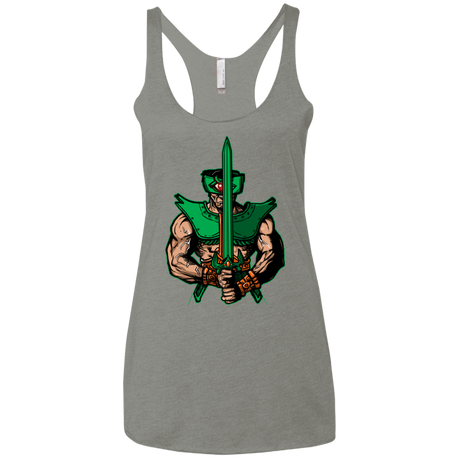 T-Shirts Venetian Grey / X-Small Evil Eye Women's Triblend Racerback Tank