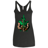 T-Shirts Vintage Black / X-Small Evil Eye Women's Triblend Racerback Tank