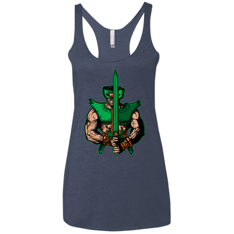 T-Shirts Vintage Navy / X-Small Evil Eye Women's Triblend Racerback Tank