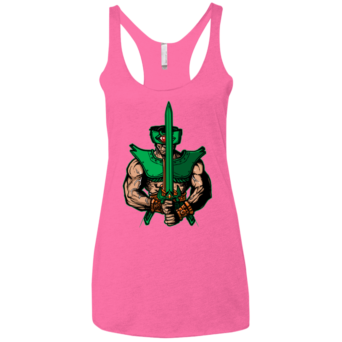 T-Shirts Vintage Pink / X-Small Evil Eye Women's Triblend Racerback Tank