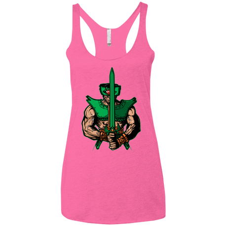 T-Shirts Vintage Pink / X-Small Evil Eye Women's Triblend Racerback Tank