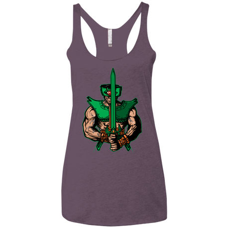 T-Shirts Vintage Purple / X-Small Evil Eye Women's Triblend Racerback Tank