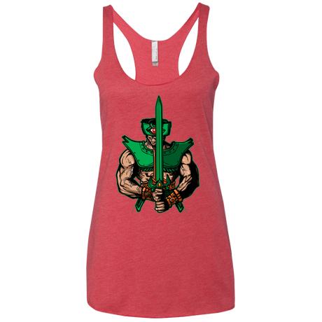T-Shirts Vintage Red / X-Small Evil Eye Women's Triblend Racerback Tank