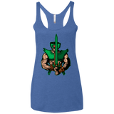 T-Shirts Vintage Royal / X-Small Evil Eye Women's Triblend Racerback Tank
