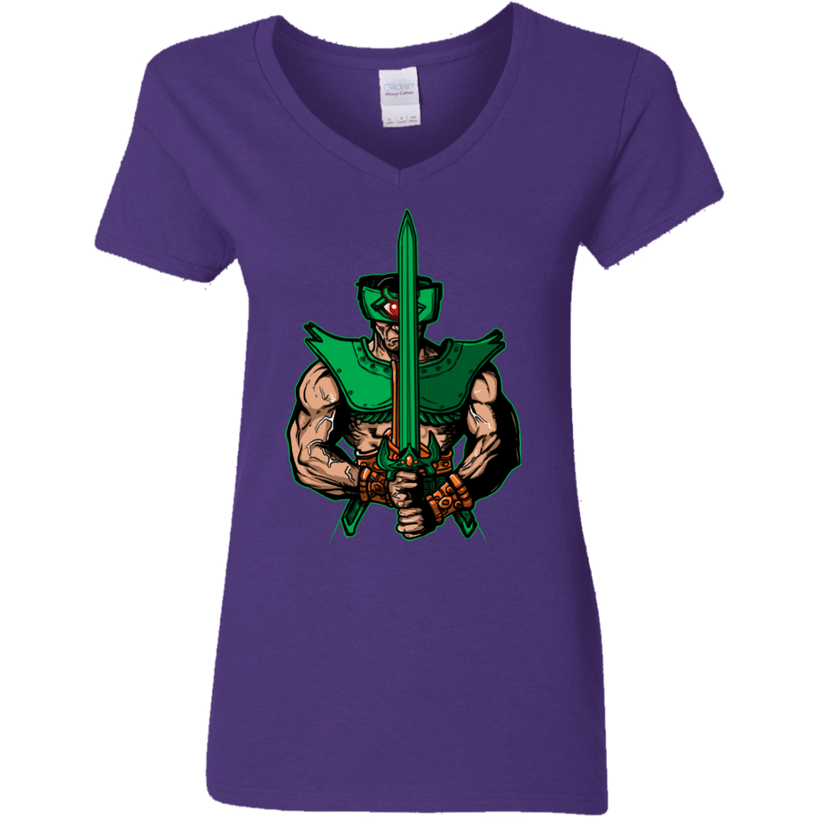 T-Shirts Purple / S Evil Eye Women's V-Neck T-Shirt