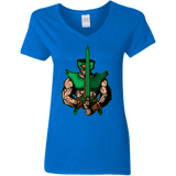 T-Shirts Royal / S Evil Eye Women's V-Neck T-Shirt