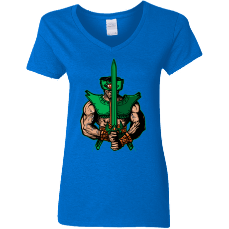 T-Shirts Royal / S Evil Eye Women's V-Neck T-Shirt