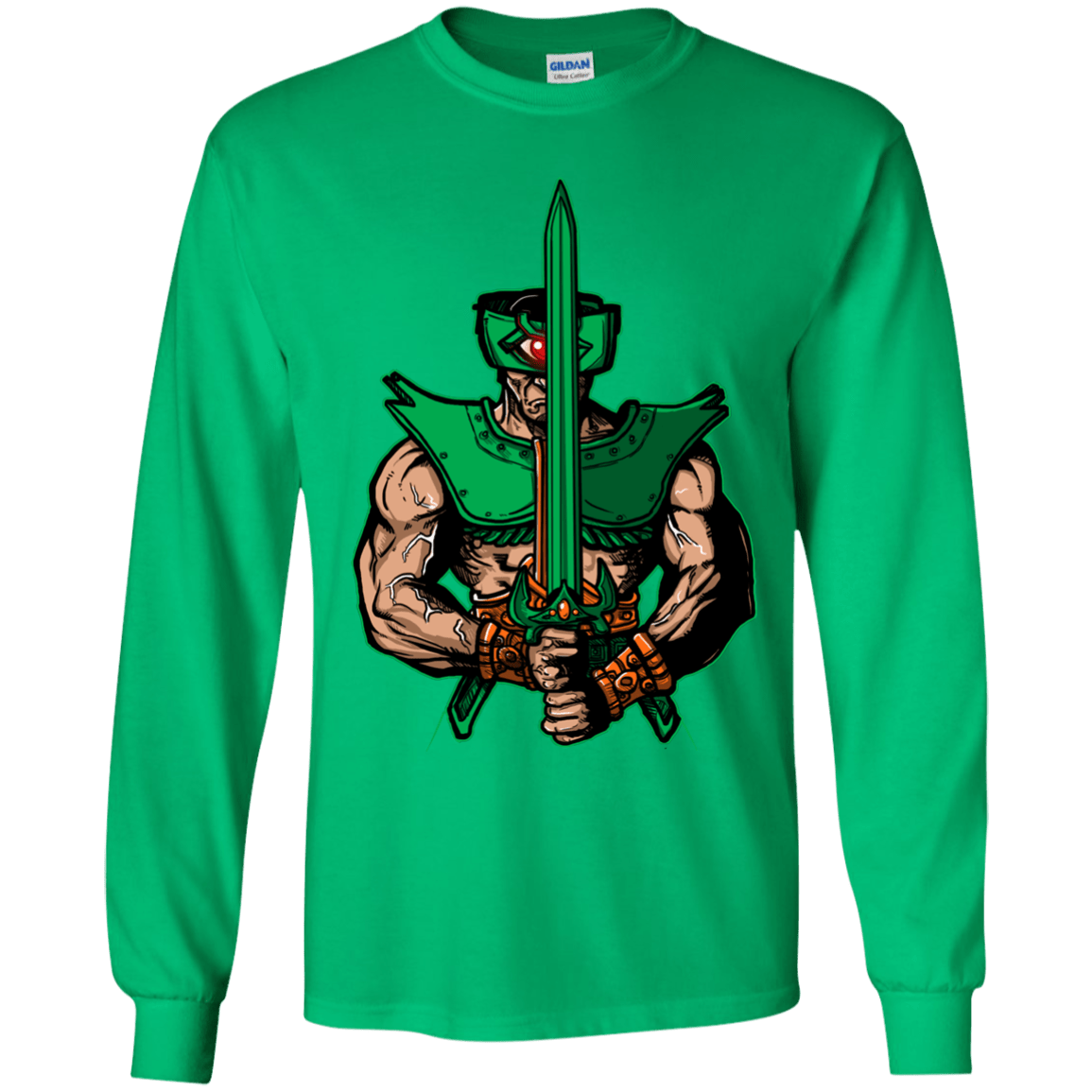 T-Shirts Irish Green / YS Evil Eye Youth Long Sleeve T-Shirt
