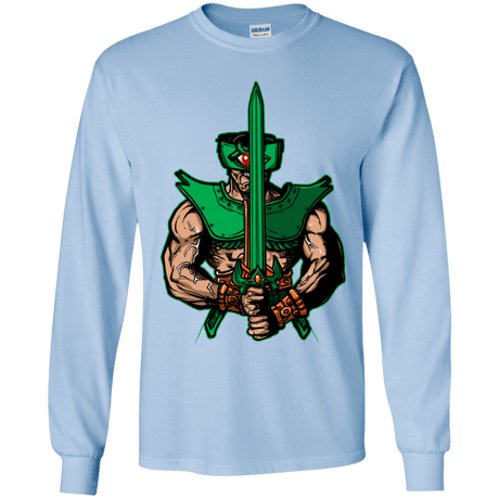 T-Shirts Light Blue / YS Evil Eye Youth Long Sleeve T-Shirt