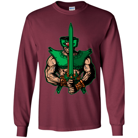 T-Shirts Maroon / YS Evil Eye Youth Long Sleeve T-Shirt