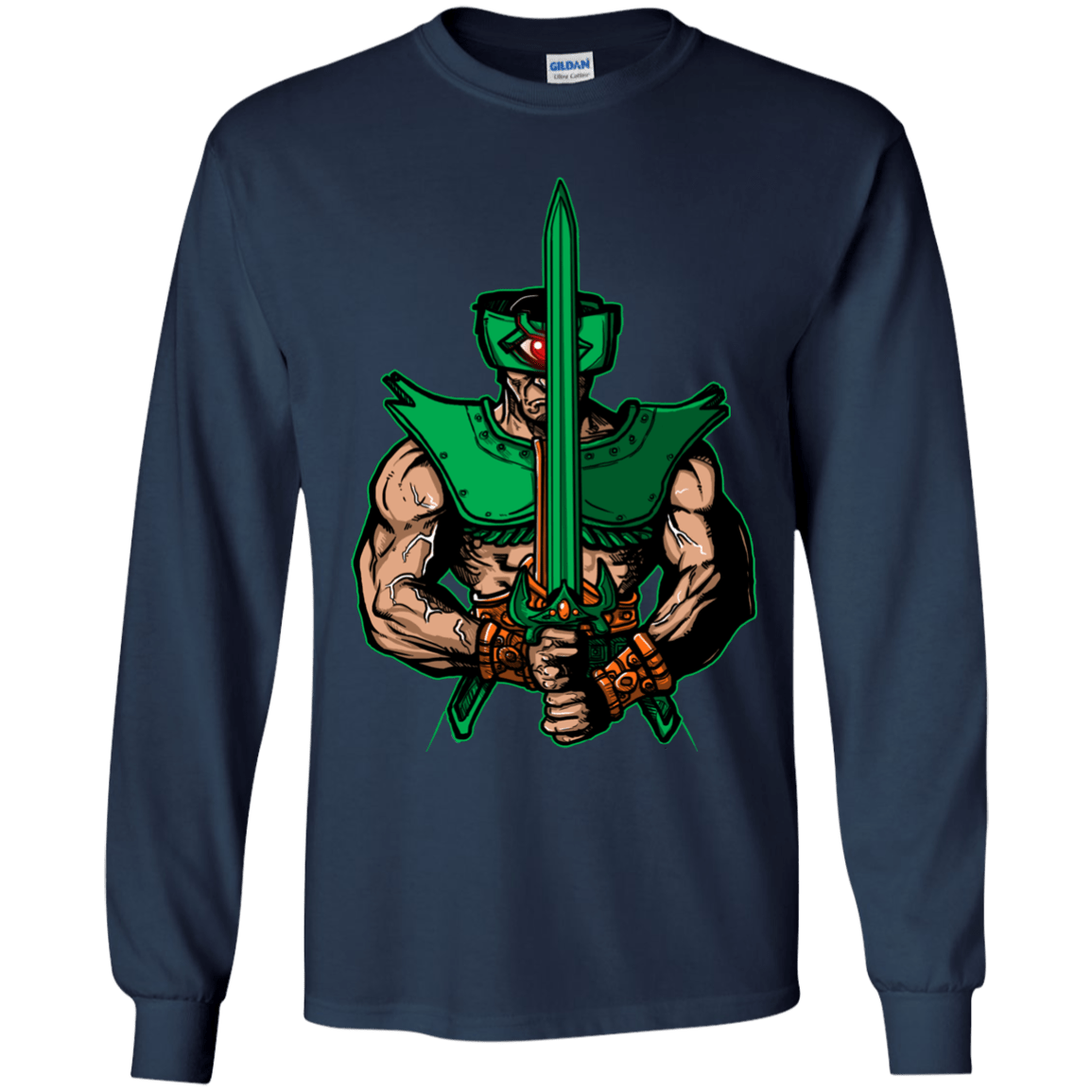 T-Shirts Navy / YS Evil Eye Youth Long Sleeve T-Shirt