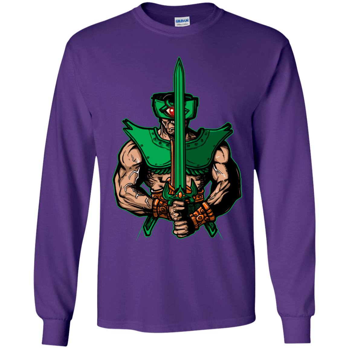 T-Shirts Purple / YS Evil Eye Youth Long Sleeve T-Shirt