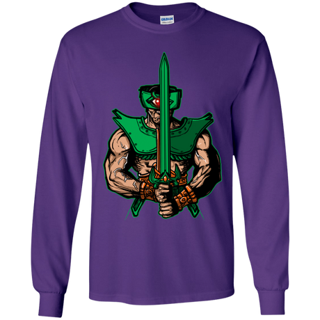 T-Shirts Purple / YS Evil Eye Youth Long Sleeve T-Shirt