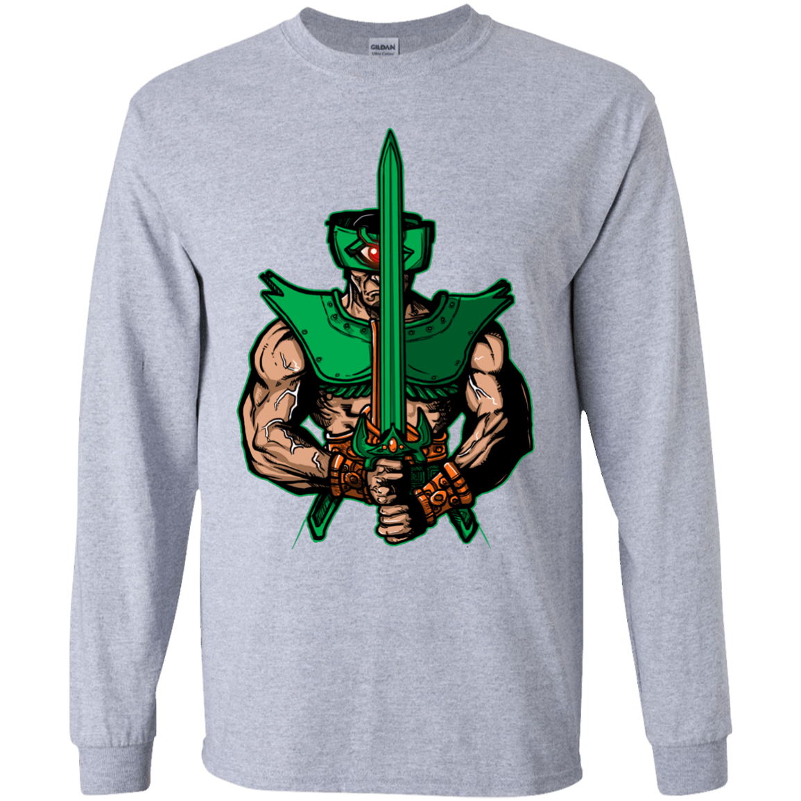 T-Shirts Sport Grey / YS Evil Eye Youth Long Sleeve T-Shirt