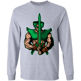 T-Shirts Sport Grey / YS Evil Eye Youth Long Sleeve T-Shirt