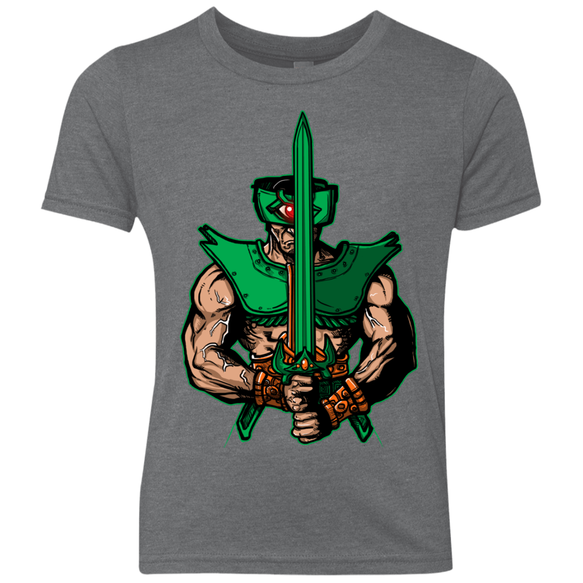 T-Shirts Premium Heather / YXS Evil Eye Youth Triblend T-Shirt