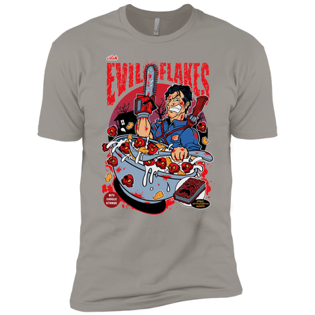 T-Shirts Light Grey / YXS Evil Flakes Boys Premium T-Shirt
