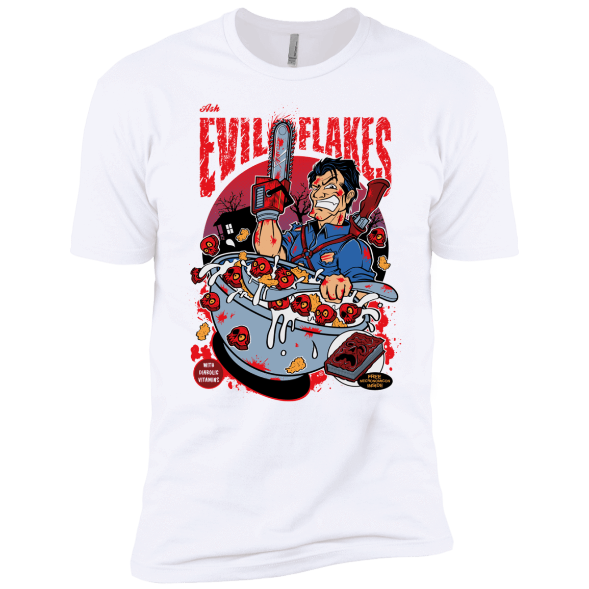 T-Shirts White / YXS Evil Flakes Boys Premium T-Shirt