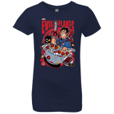 T-Shirts Midnight Navy / YXS Evil Flakes Girls Premium T-Shirt