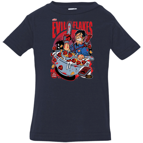T-Shirts Navy / 6 Months Evil Flakes Infant Premium T-Shirt