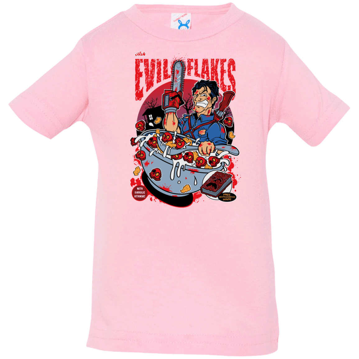 T-Shirts Pink / 6 Months Evil Flakes Infant Premium T-Shirt