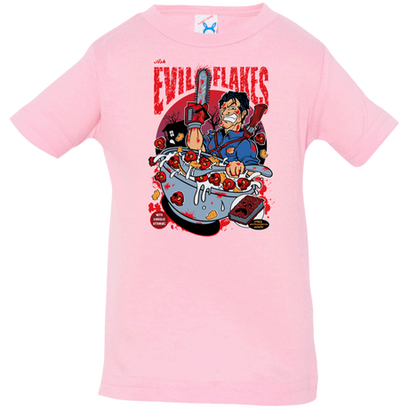 T-Shirts Pink / 6 Months Evil Flakes Infant Premium T-Shirt