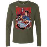 T-Shirts Military Green / S Evil Flakes Men's Premium Long Sleeve