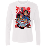 T-Shirts White / S Evil Flakes Men's Premium Long Sleeve