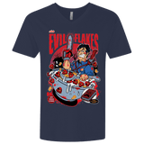 T-Shirts Midnight Navy / X-Small Evil Flakes Men's Premium V-Neck
