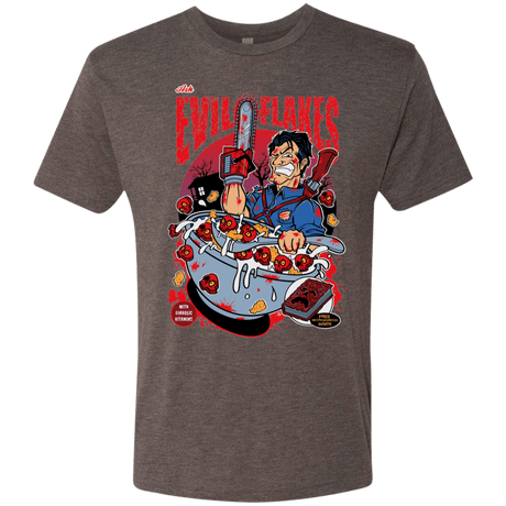 T-Shirts Macchiato / S Evil Flakes Men's Triblend T-Shirt