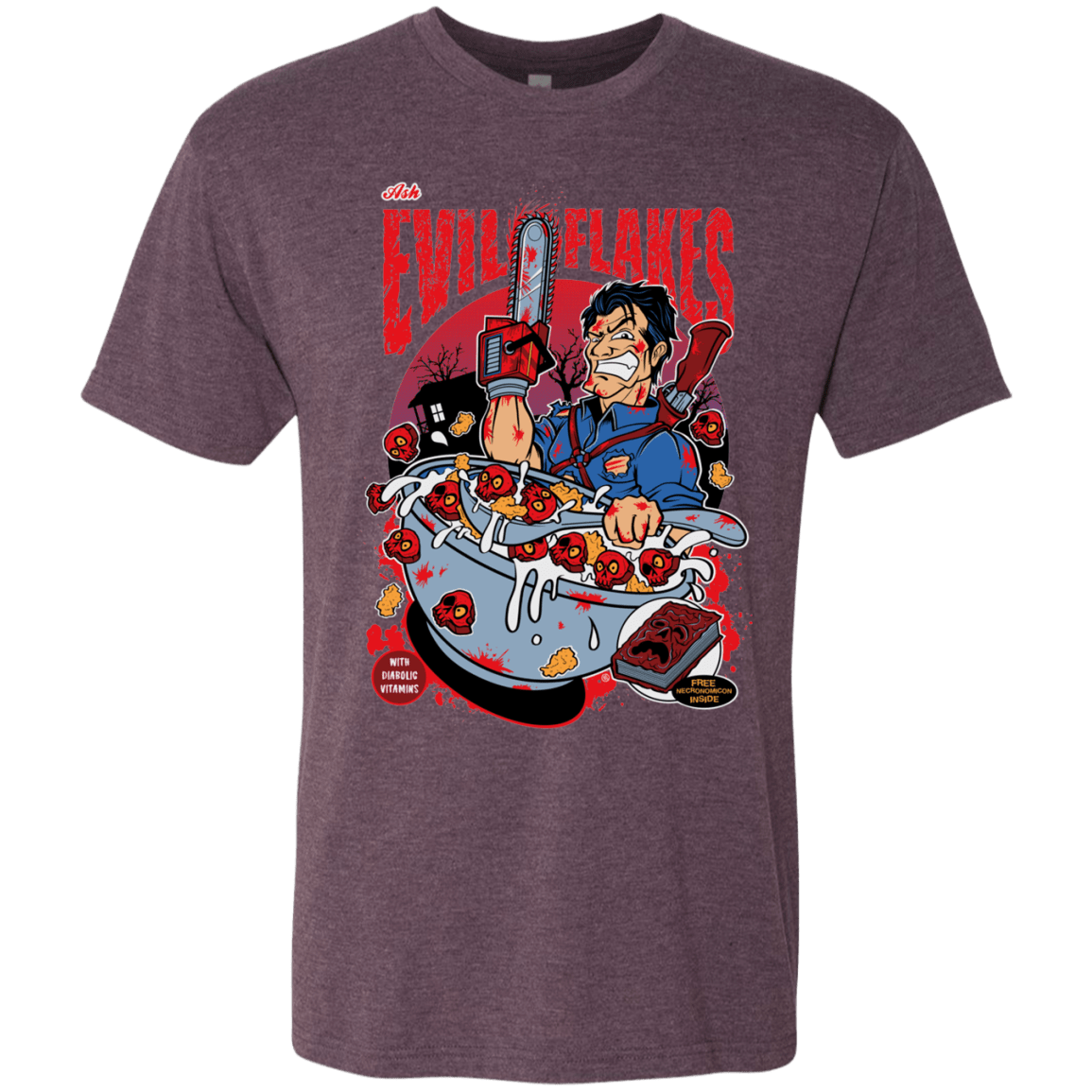 Evil Flakes Men's Triblend T-Shirt