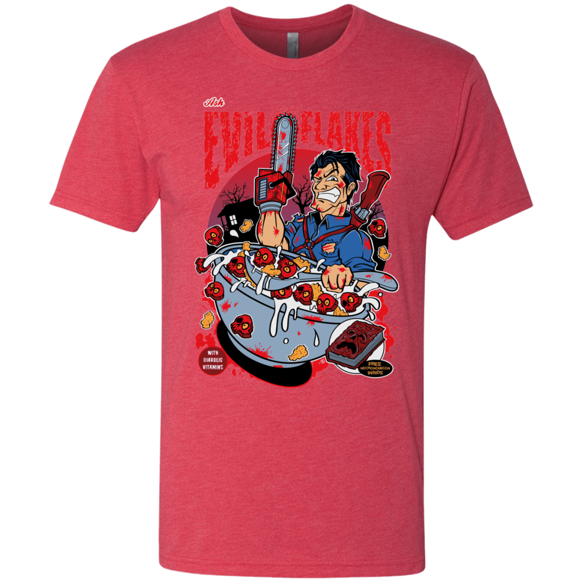 Evil Flakes Men's Triblend T-Shirt