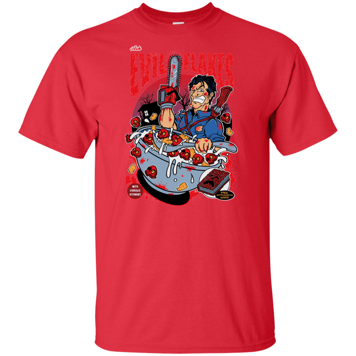 T-Shirts Red / XLT Evil Flakes Tall T-Shirt