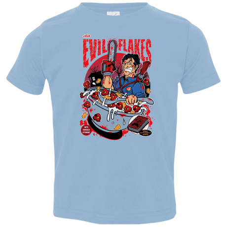 T-Shirts Light Blue / 2T Evil Flakes Toddler Premium T-Shirt