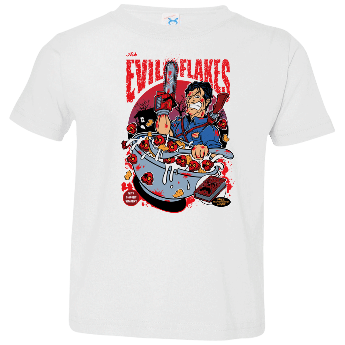 T-Shirts White / 2T Evil Flakes Toddler Premium T-Shirt