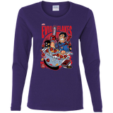 T-Shirts Purple / S Evil Flakes Women's Long Sleeve T-Shirt