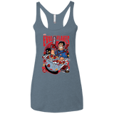 Evil Flakes Women's Triblend Racerback Tank