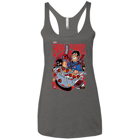 T-Shirts Premium Heather / X-Small Evil Flakes Women's Triblend Racerback Tank