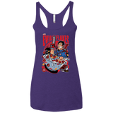 Evil Flakes Women's Triblend Racerback Tank